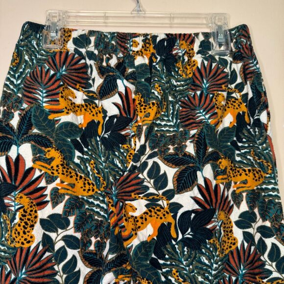 WORLD MARKET women's size small medium S M Jaguar Jungle flannel pj pajama set - Picture 11 of 16